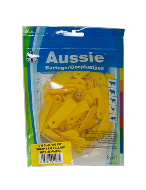 EARTAGS (F + M) SHEEP - YELLOW