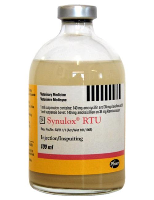 SYNULOX RTU (AMOXY 14%+CLAVULAMIX) 100 ml