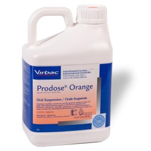 DEWORMER- ALBENDAZOLE/CLOSANTEL- PRODOSE ORANGE