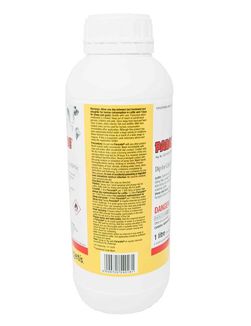 DIP - ALPHAMETHRIN 7% - PARACIDE 1 l - Image 2