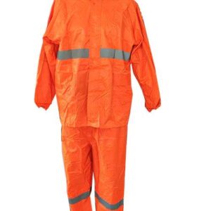 RAIN SUIT HIGH VISIBILITY ORANGE XL