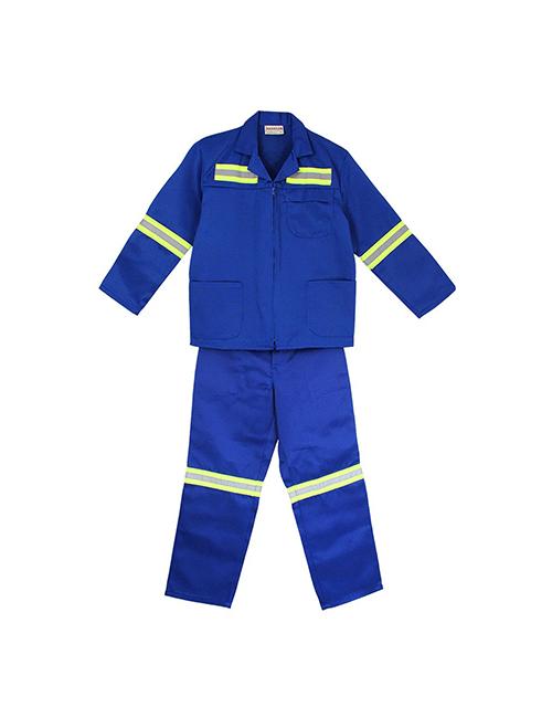 Work Suit - BLUE REFLECTIVE - Size 38